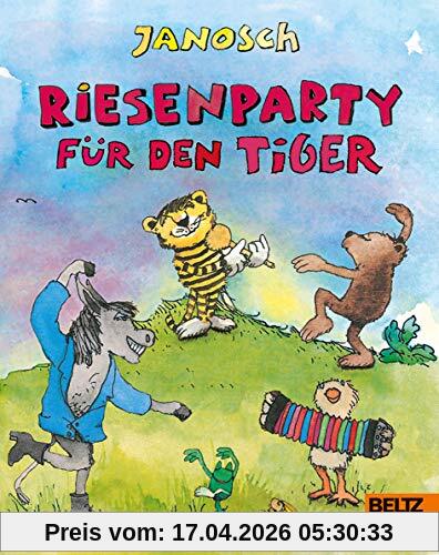 Riesenparty für den Tiger: Vierfarbiges Pappbilderbuch