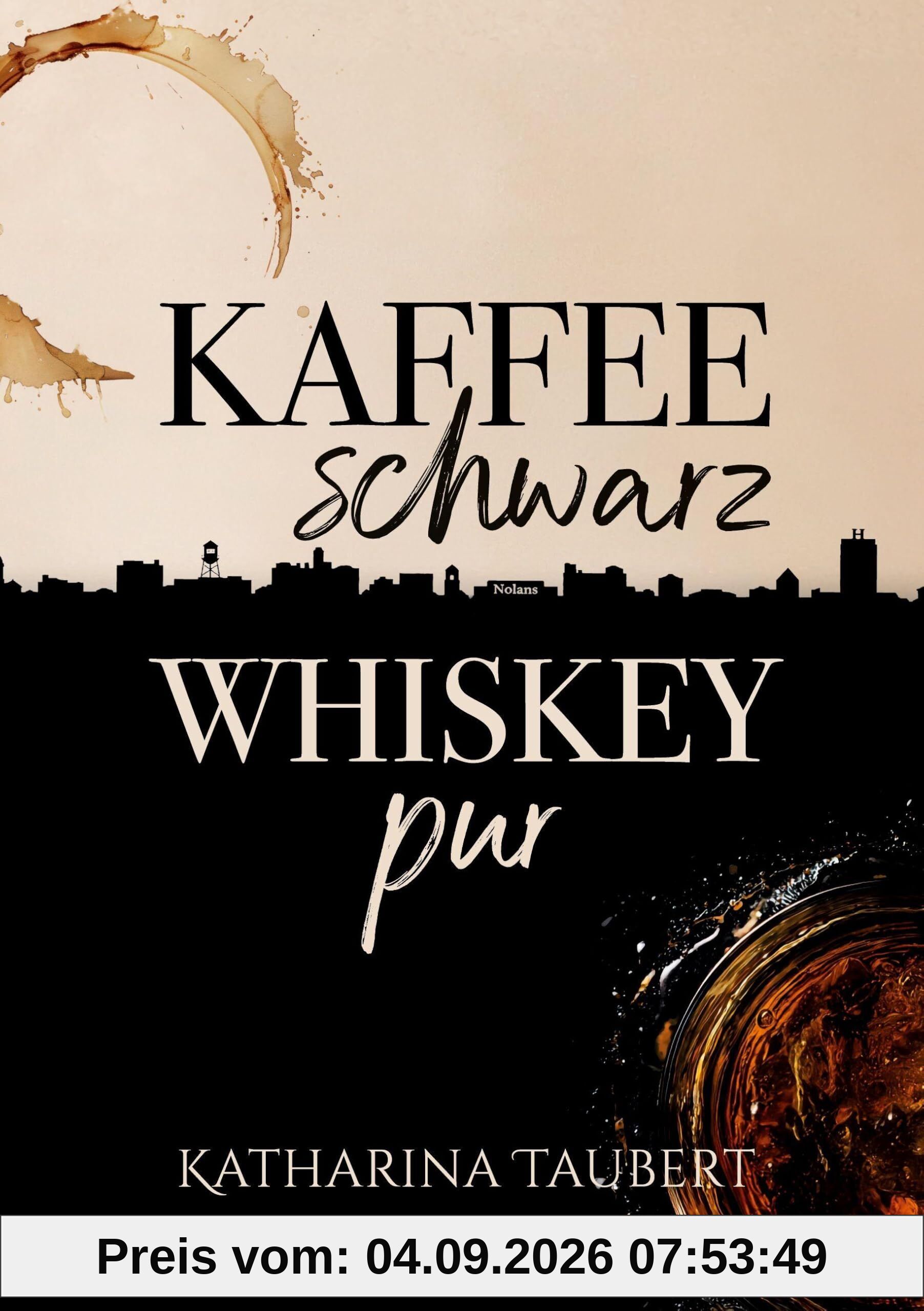 Kaffee schwarz Whiskey pur