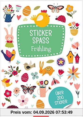Stickerspaß Frühling: Über 200 Sticker | Ostersticker - passend fürs Osternest