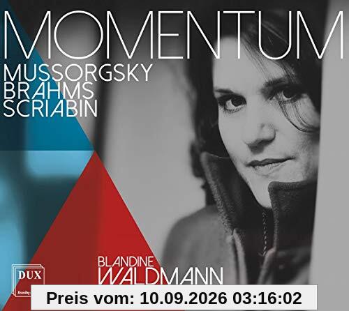 Momentum - Werke für Klavier von Mussorgsky, Brahms & Scriabin