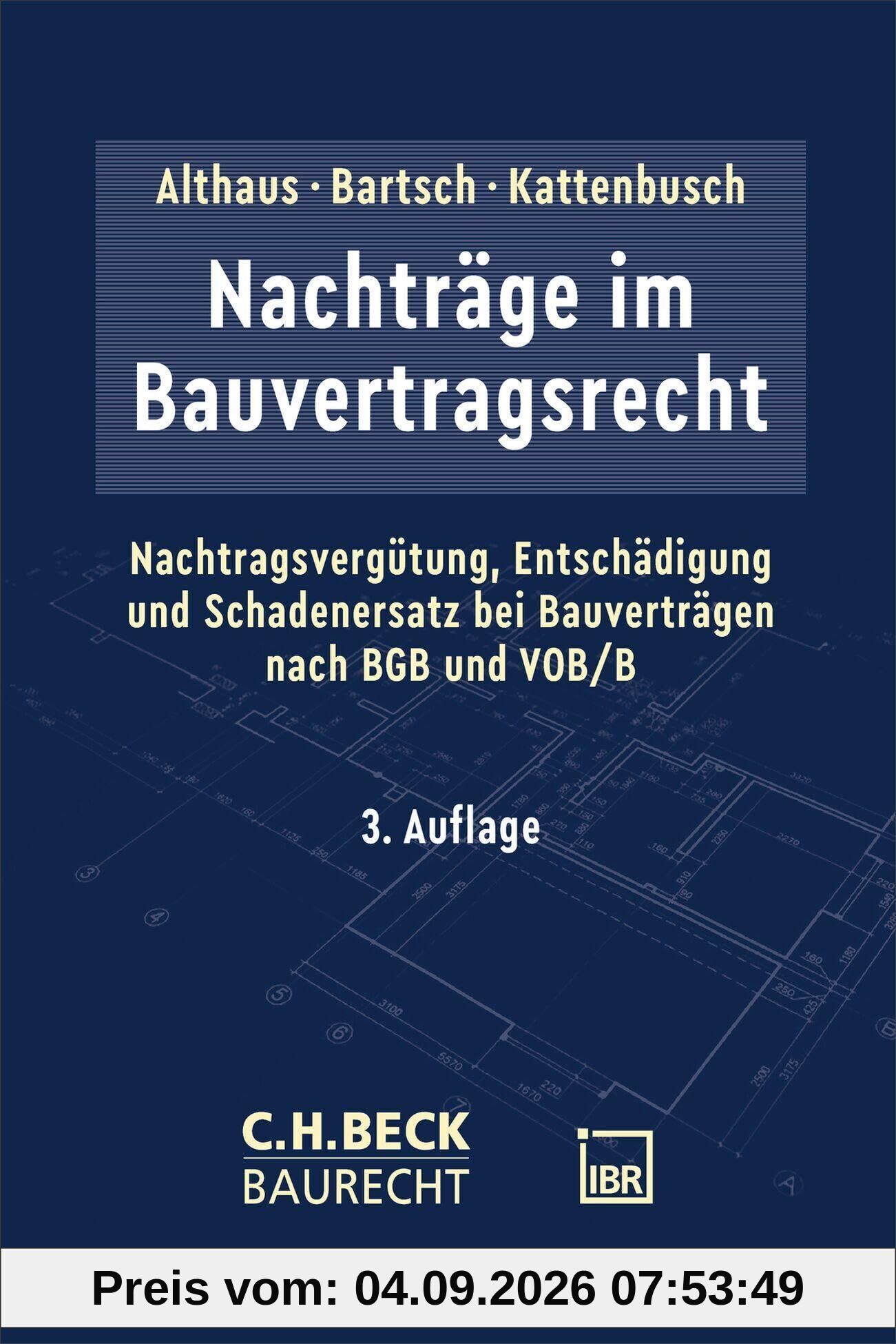 Nachträge im Bauvertragsrecht