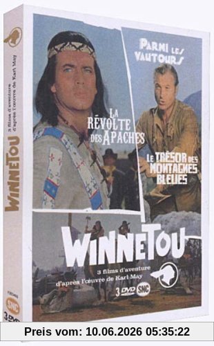 Coffret winetou : la revolte des apaches ; parmi les vautours ; le tresor des montagnes bleues [FR Import]