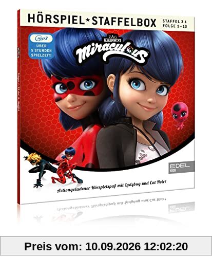 Miraculous - Geschichten von Ladybug & Cat Noir Staffelbox 3.1 - Das Original-Hörspiel zur TV-Serie (Folgen 1 - 13)