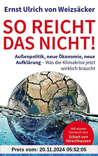 So reicht das nicht: Aufkärung, Außenpolitik und Affront. Was wir in der Klimakrise jetzt wirklich brauchen