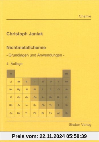 Janiak, C: Nichtmetallchemie