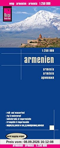 Reise Know-How Landkarte Armenien (1:250.000): world mapping project