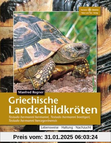 Griechische Landschildkröten: (Testudo hemanni hermanni, T. h. boettergi, T. h. hervegovinensis). Verbreitung, Lebensräu