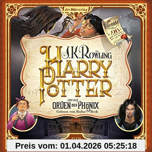 Harry Potter und der Orden des Phönix: Die Jubiläumsausgabe (Harry Potter, gelesen von Rufus Beck, Band 5)