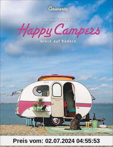 Happy Campers. Glück auf vier Rädern. Ideen für Camping rund um Caravan Einrichtungen. Wohnmobildesign im Retrostyle.