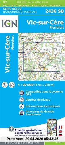 Vic-sur-Cère-Pierrefort 1:25 000