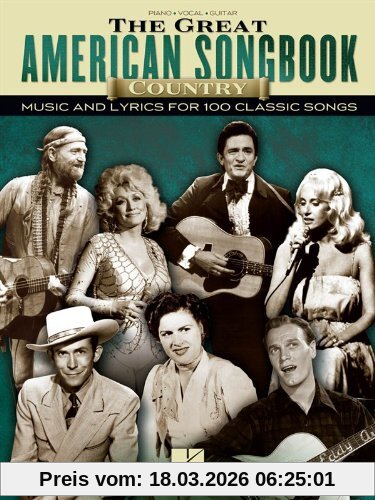 Various The Great American Songbook, Country Music And Lyrics For 100 Classic Songs
