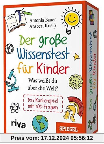 Der große Wissenstest für Kinder – Was weißt du über die Welt?: Das Kartenspiel mit 100 Fragen