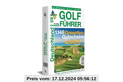 Albrecht Golf Führer Deutschland 22/23 inkl. Gutscheinbuch (Albrecht Golf Guide)