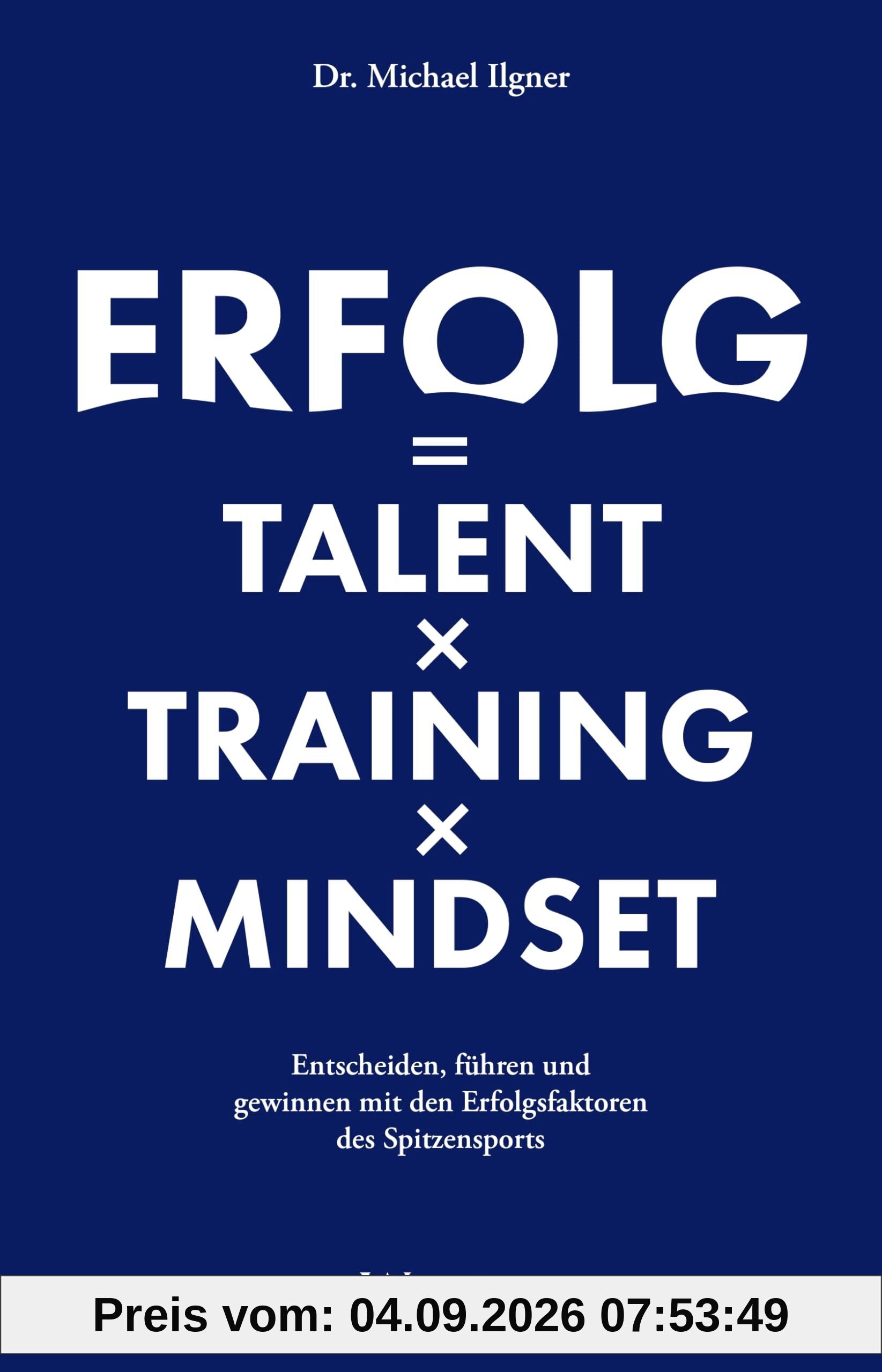 Erfolg = Talent x Training x Mindset