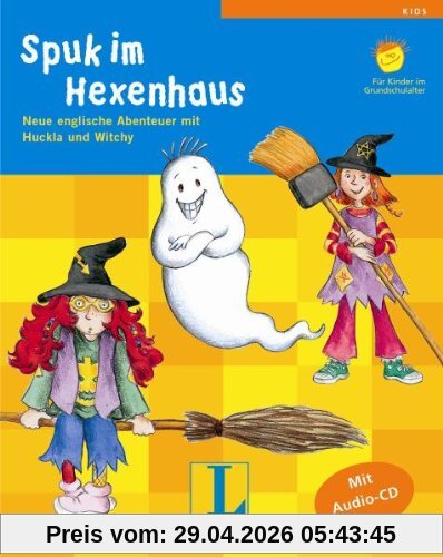 Spuk im Hexenhaus, m. Audio-CD. Neue englische Abenteuer mit Huckla und Witchy. Für Grundschulalter