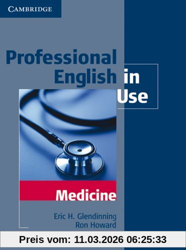 Eric Glendinning Professional English In Use Medicine, Book With Answers
