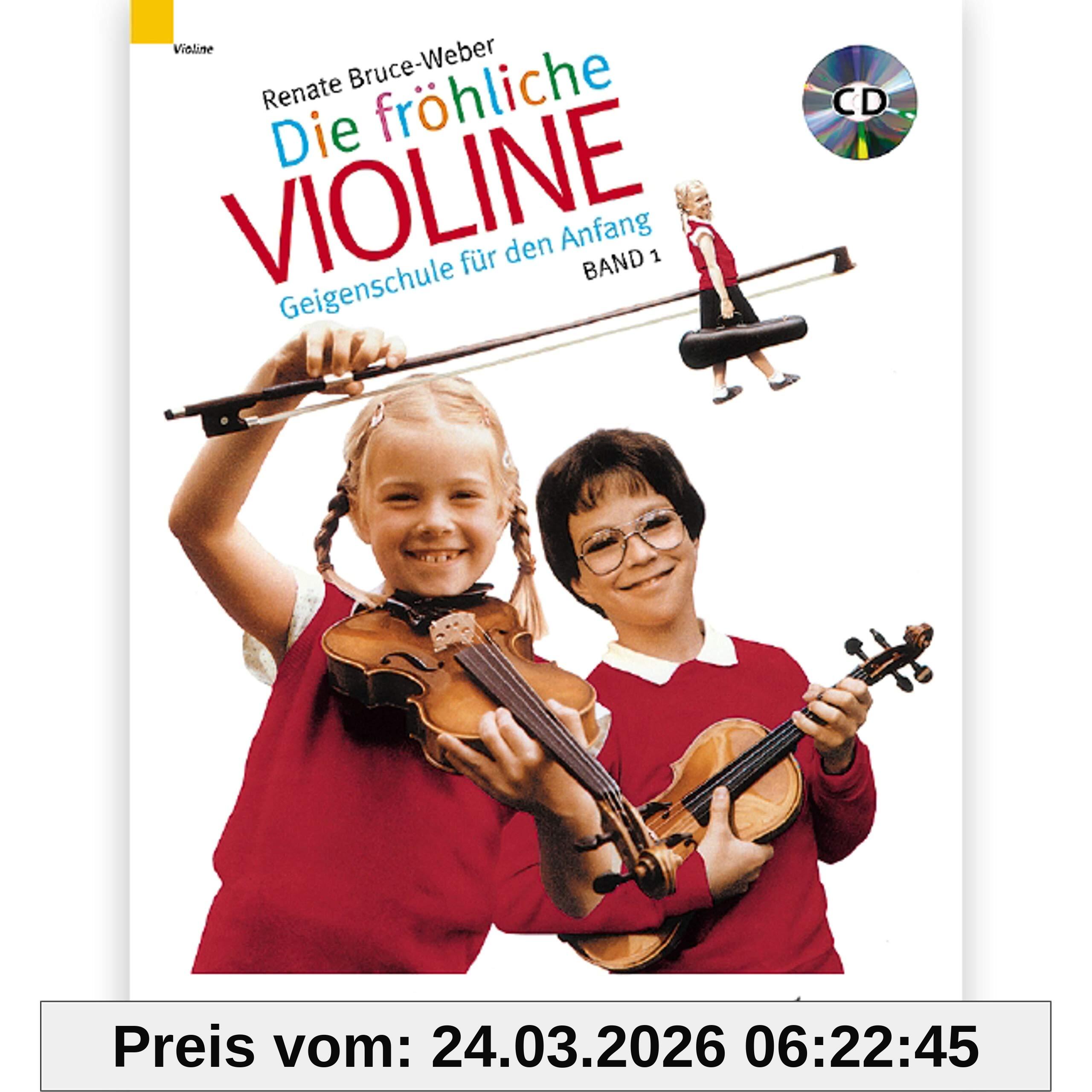 Die fröhliche Violine Band 1, m. Audio-CD: Geigenschule für den Anfang. Band 1. Violine.