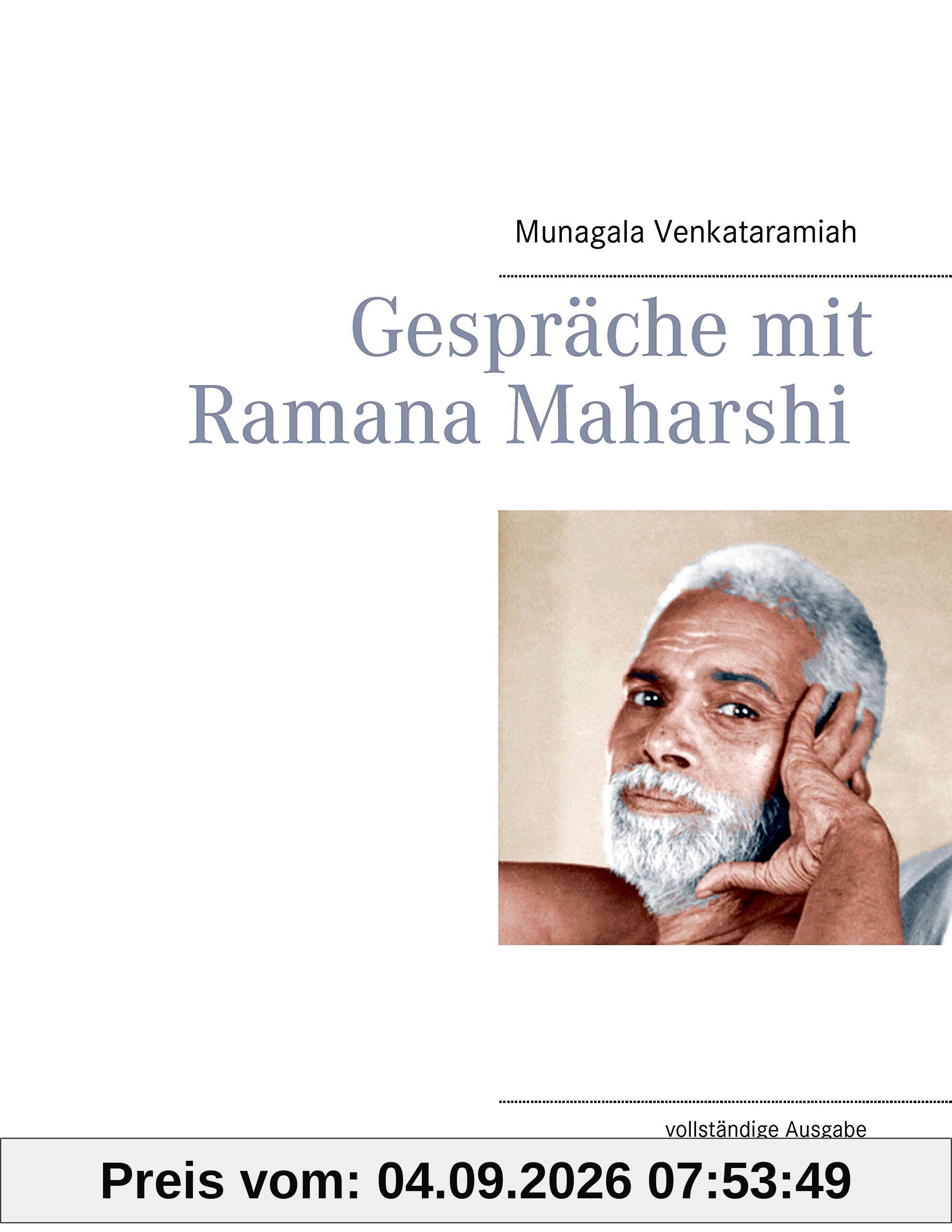Gespräche mit Ramana Maharshi