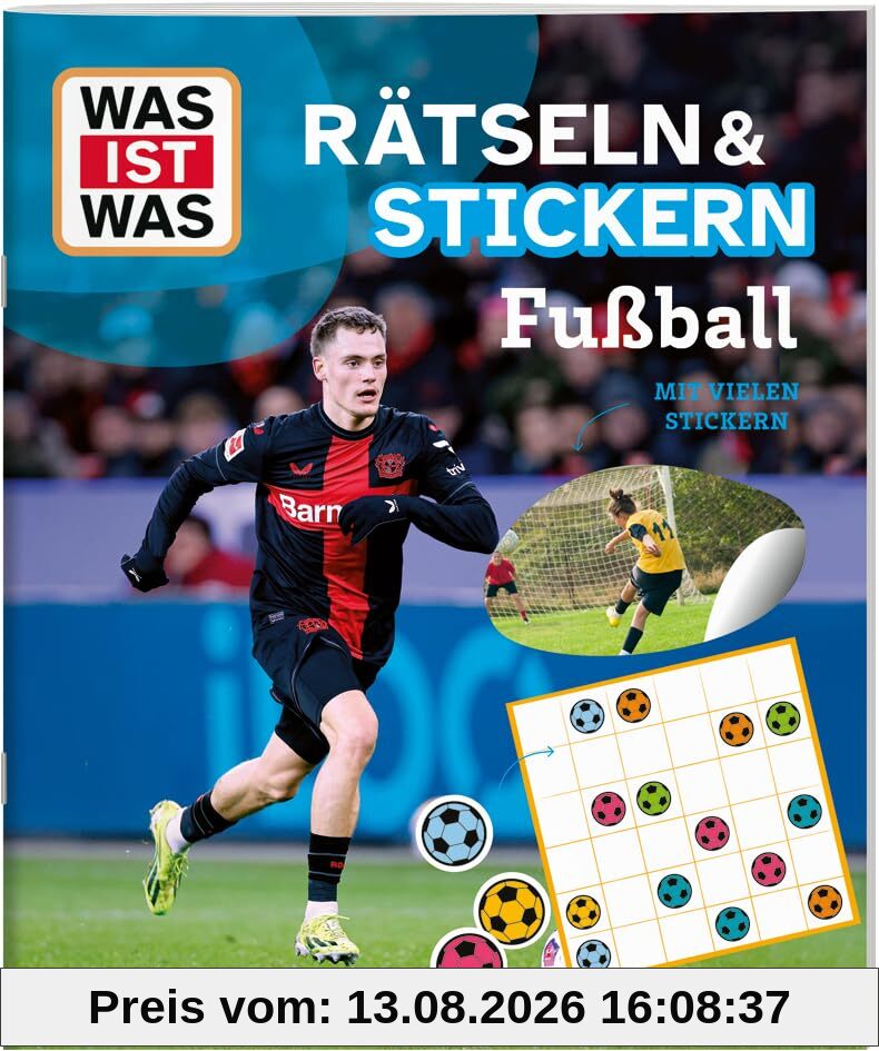 WAS IST WAS Rätseln und Stickern: Fußball