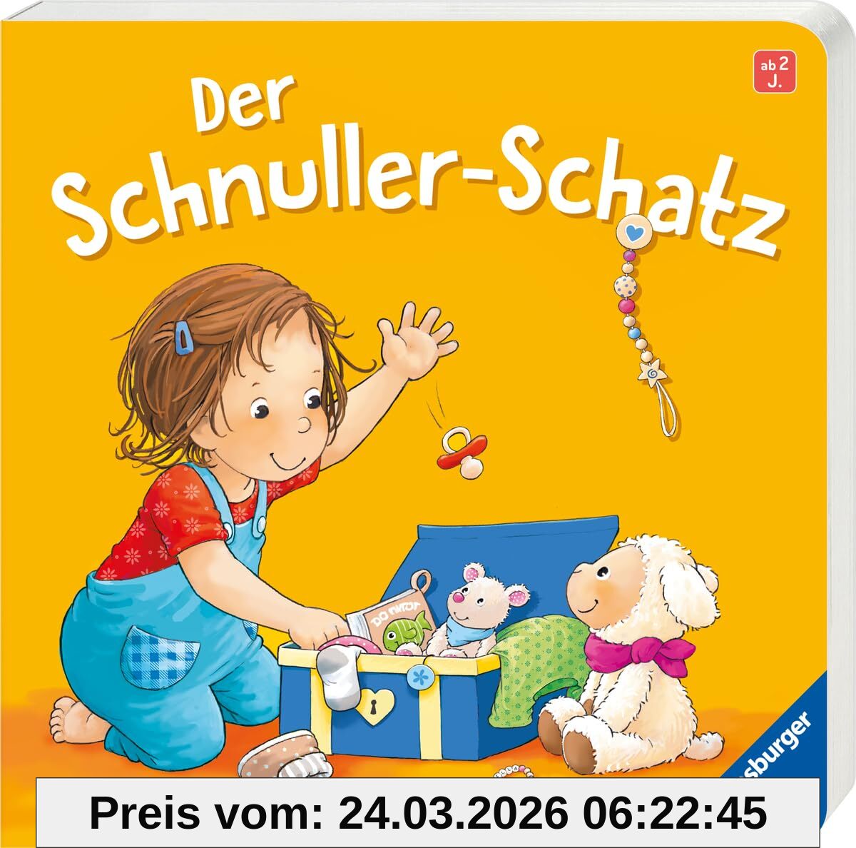 Der Schnuller-Schatz - Pappbilderbuch für die Schnullerentwöhnung, bedürfnisorientiert, Bilderbuch ab 2 Jahren