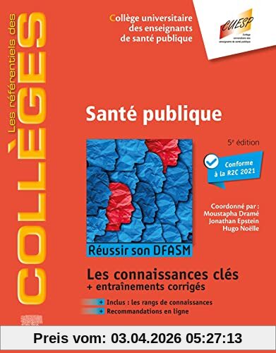 Santé publique : réussir son DFASM : les connaissances clés + entraînements corrigés