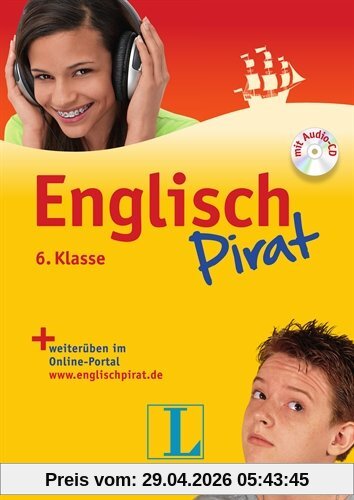 Englischpirat 6. Klasse - Buch mit Lösungsheft und Audio-CD