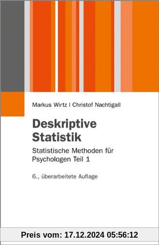 Deskriptive Statistik: Statistische Methoden für Psychologen Teil 1 (Juventa Paperback)