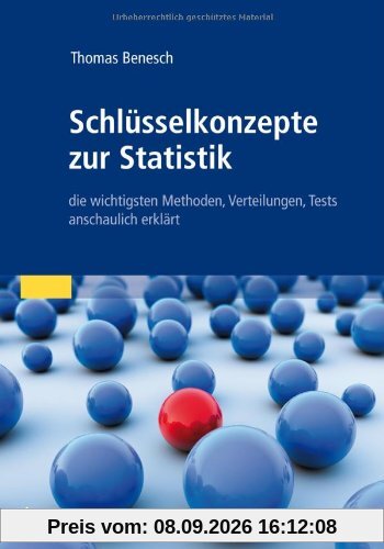Schlüsselkonzepte zur Statistik: die wichtigsten Methoden, Verteilungen, Tests anschaulich erklärt