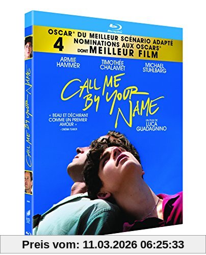unbekannt Call Me By Your Name [Blu-ray] [Fr Import]