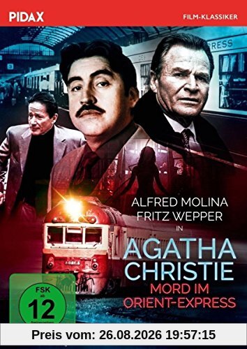 Agatha Christie: Mord im Orient-Express / Spannender Verfilmung des gleichnamigen Krimi-Bestsellers mit Starbesetzung (Pidax Film-Klassiker)