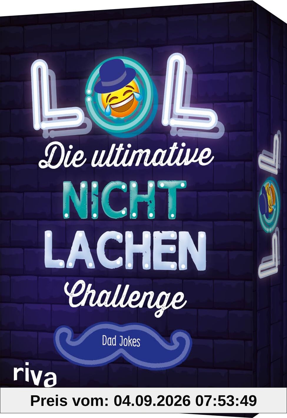 LOL - Die ultimative Nicht-lachen-Challenge - Dad Jokes: Mit den besten Witzen, Flachwitzen, Scherzfragen für Erwachsene. Partyspiel mit Trinkspielvariante. Ab 18 Jahren