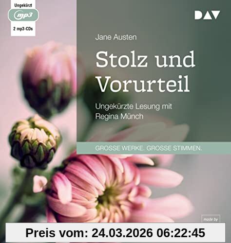 Stolz und Vorurteil: Ungekürzte Lesung mit Regina Münch (2 mp3-CDs)