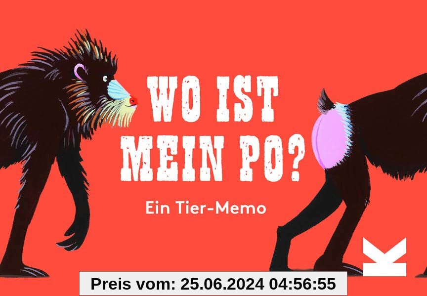 Laurence King Verlag Wo ist Mein Po? EIN Tier-Memo