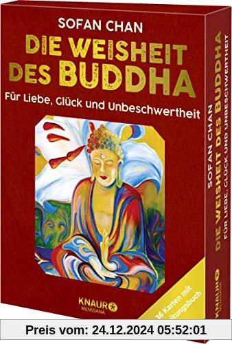 Die Weisheit des Buddha für Liebe, Glück und Unbeschwertheit: 36 Karten mit Anleitungsbuch