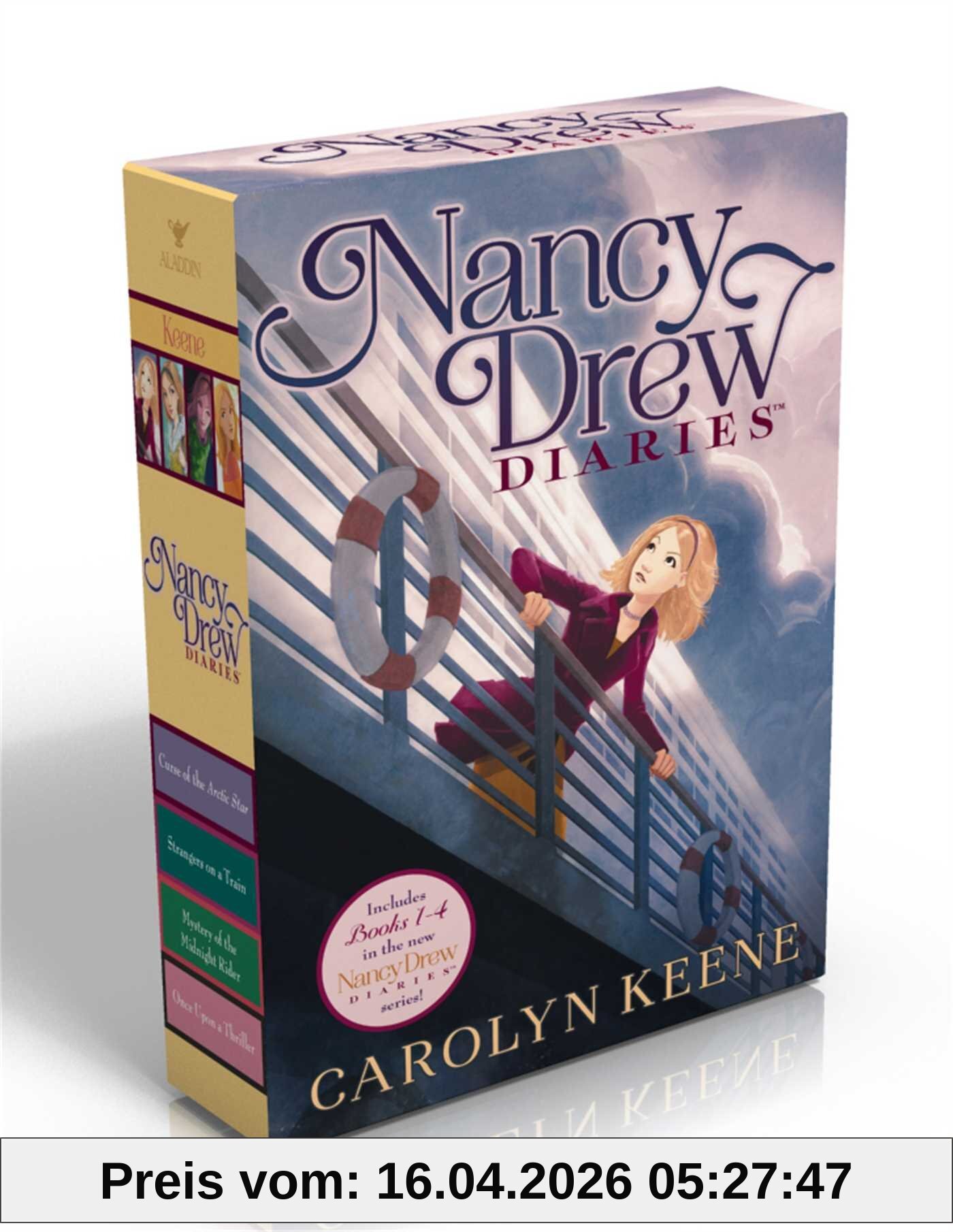 Nancy Drew Diaries (Boxed Set): Curse of the Arctic Star; Strangers on a Train; Mystery of the Midnight Rider; Once Upon a Thriller