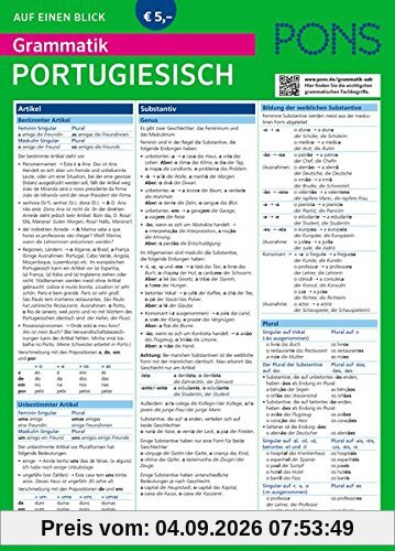 PONS Grammatik auf einen Blick Portugiesisch (PONS Auf einen Blick)