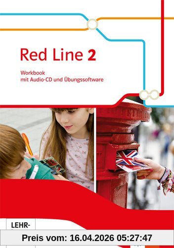Red Line / Workbook mit Audio-CD und Übungssoftware 6. Schuljahr: Ausgabe 2014