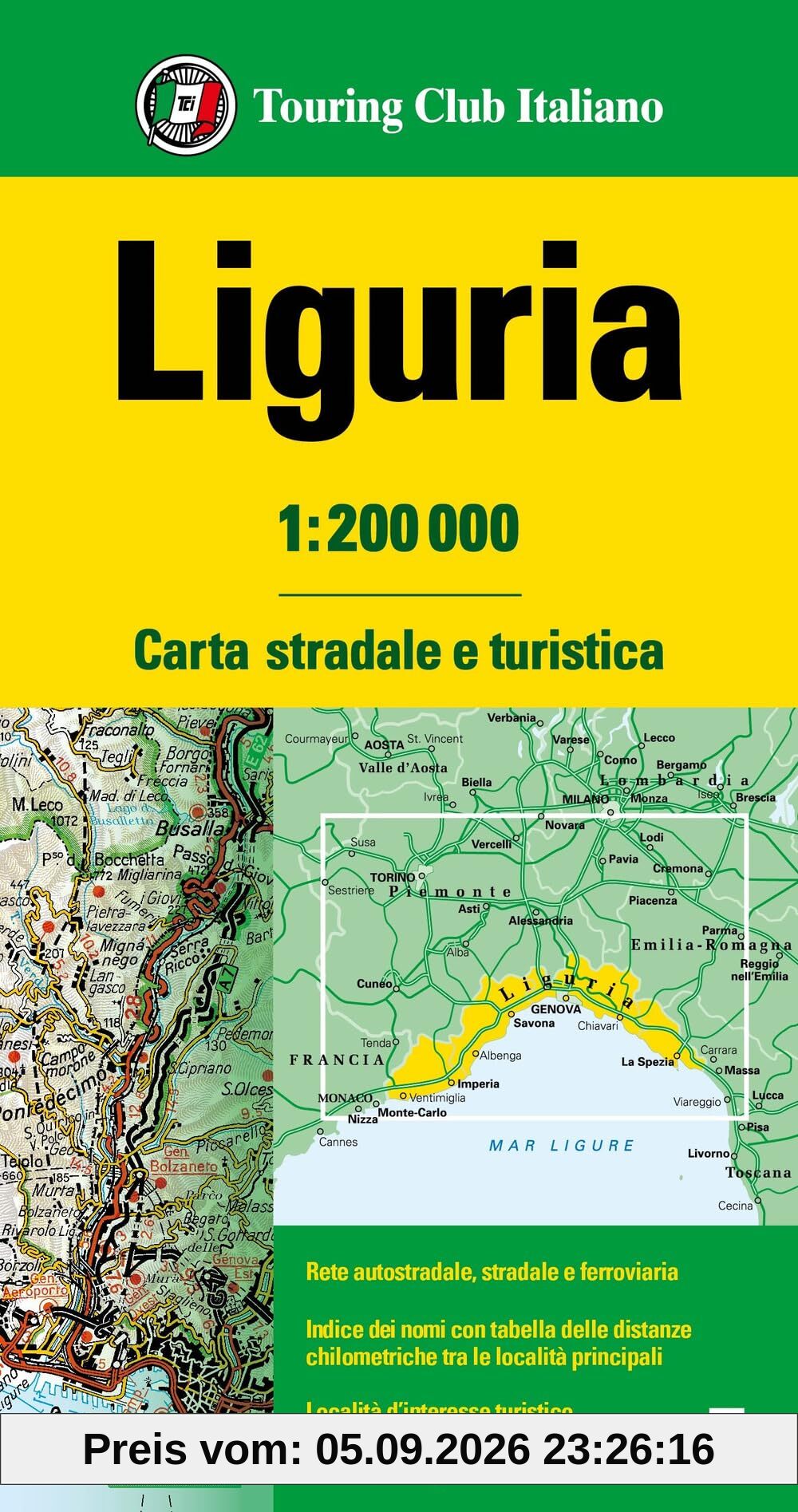 Liguria (5) (Carta stradale e turistica, Band 5)