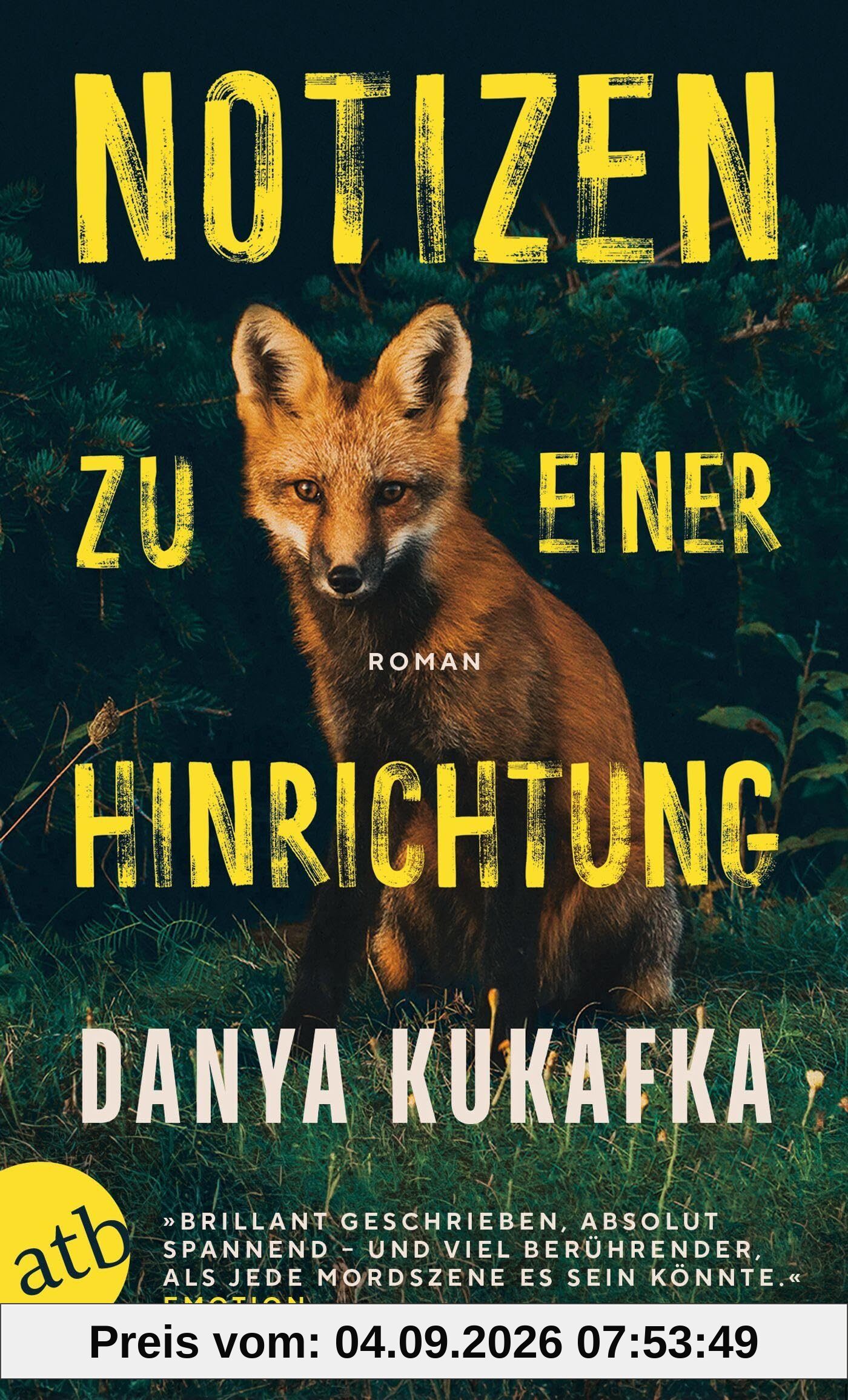 Notizen zu einer Hinrichtung: Roman