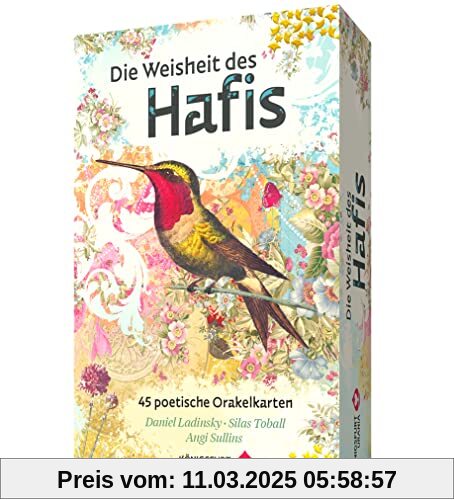 Die Weisheit des Hafis: 45 poetische Orakelkarten (eines der besten Orakel, Weisheitskarten)