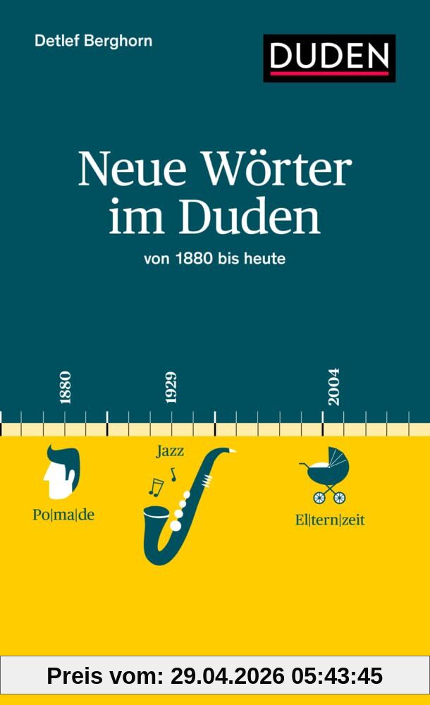Neue Wörter im Duden: von 1880 bis heute (Duden - Sachbuch)