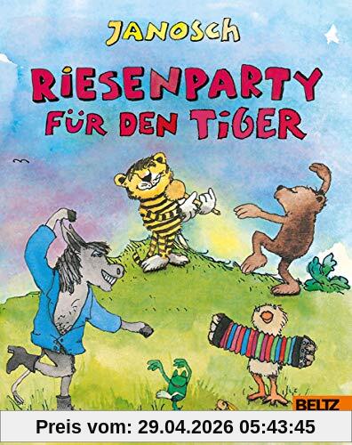 Riesenparty für den Tiger: Vierfarbiges Pappbilderbuch