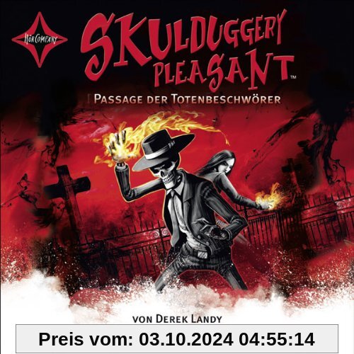 Skulduggery Pleasant - Folge 6: Passage der Totenbeschwörer. Gelesen von Rainer Strecker, 6 CDs Cap-Box, ca. 7 Std. 50 M