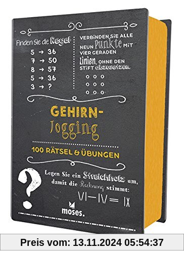 Quiz-Box Gehirnjogging: 100 Rätsel & Übungen