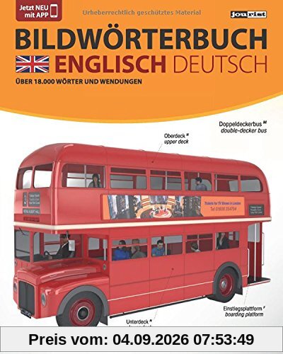 JOURIST Bildwörterbuch Englisch-Deutsch: 18.000 Wörter und Wendungen