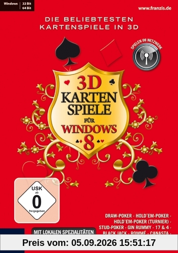 3D Kartenspiele für Windows 8