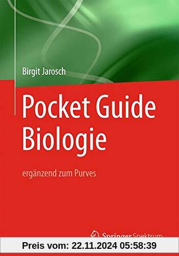 Pocket Guide Biologie - ergänzend zum Purves