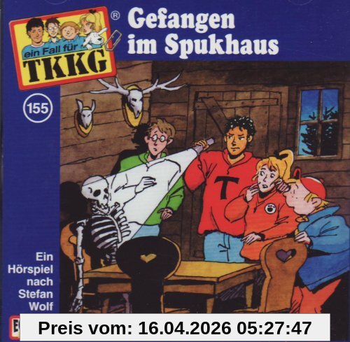 TKKG - CD: Ein Fall für TKKG - Gefangen im Spukhaus, 1 Audio-CD: FOLGE 155