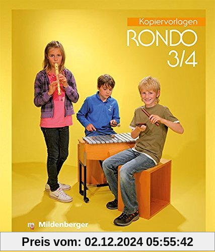 RONDO 3/4 - Kopiervorlagen, Neuausgabe: Musiklehrgang für die Grundschule - 3./4. Schuljahr