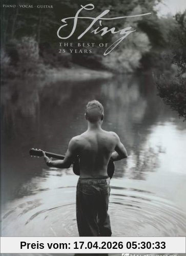 Sting The Best Of 25 Years Pvg Artist Songbook BK (Piano/Vocal/Guitar)